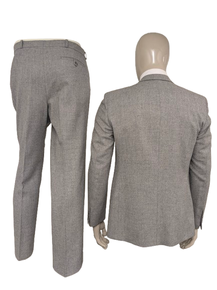 Costume di lana di Van Gils.  Taglia miscelata grigio chiaro 50 / M.
