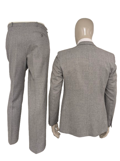 Costume di lana di Van Gils.  Taglia miscelata grigio chiaro 50 / M.