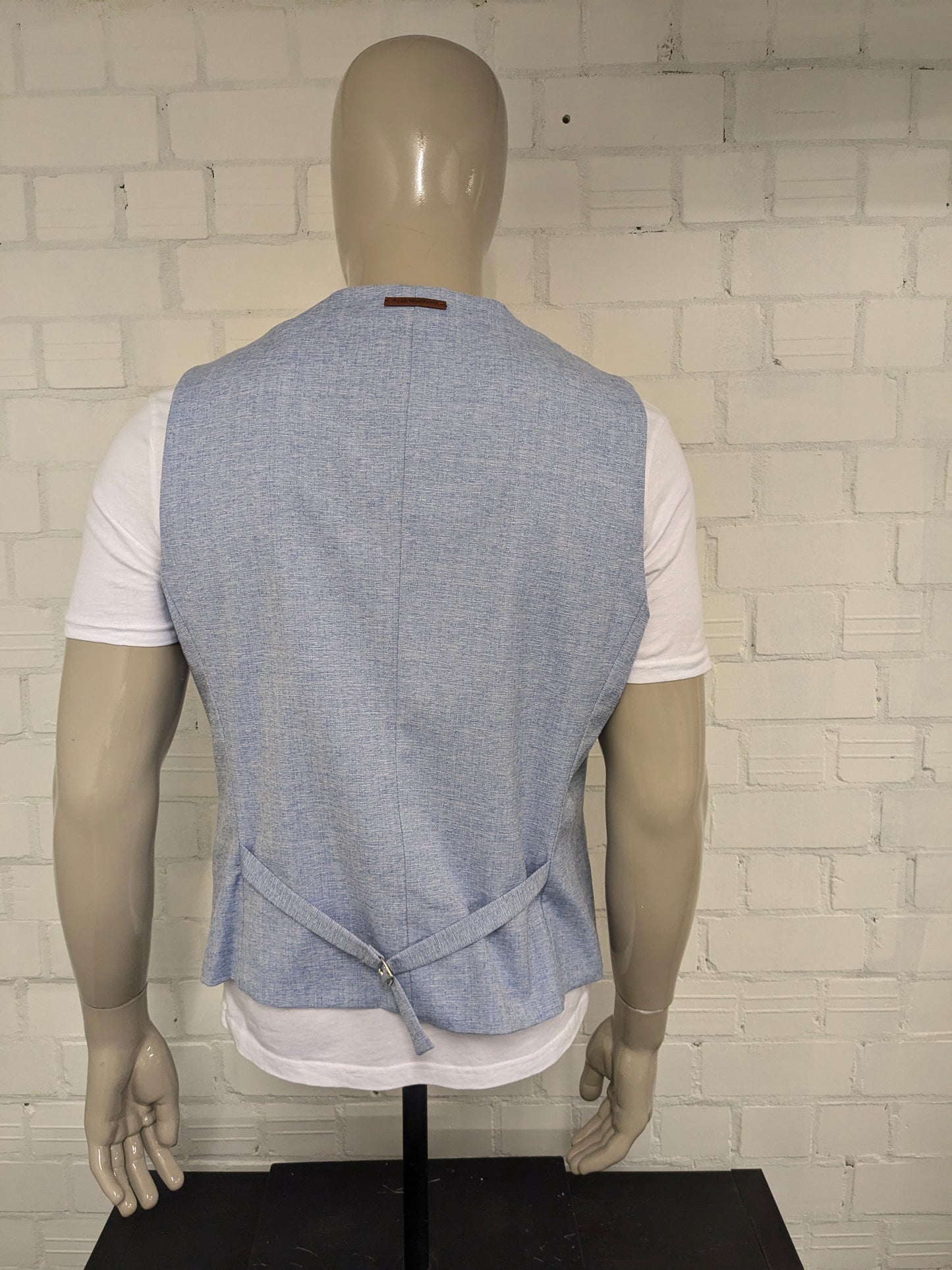 Fish Named Fred Gilet. Blue mixed. Size 54.