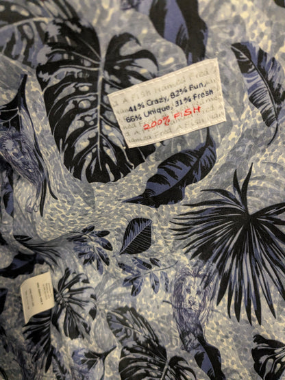 Fish Named Fred Gilet. Blue mixed. Size 54.