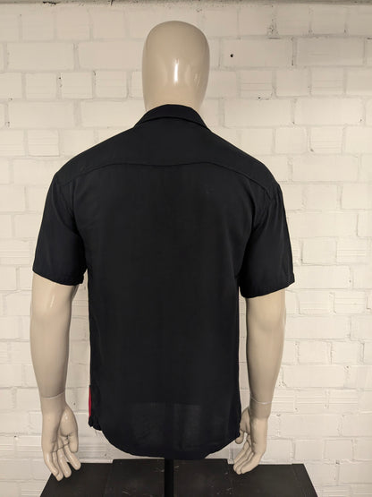 SHIRT SHIRT OUTKEL. Nero con stampa. Taglia M.