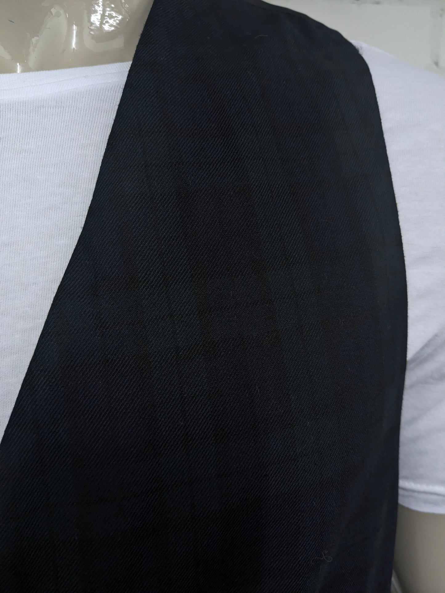 Vitage Vitorio Parutti giletcoat. Blue vert noir vérifié. Taille xl.