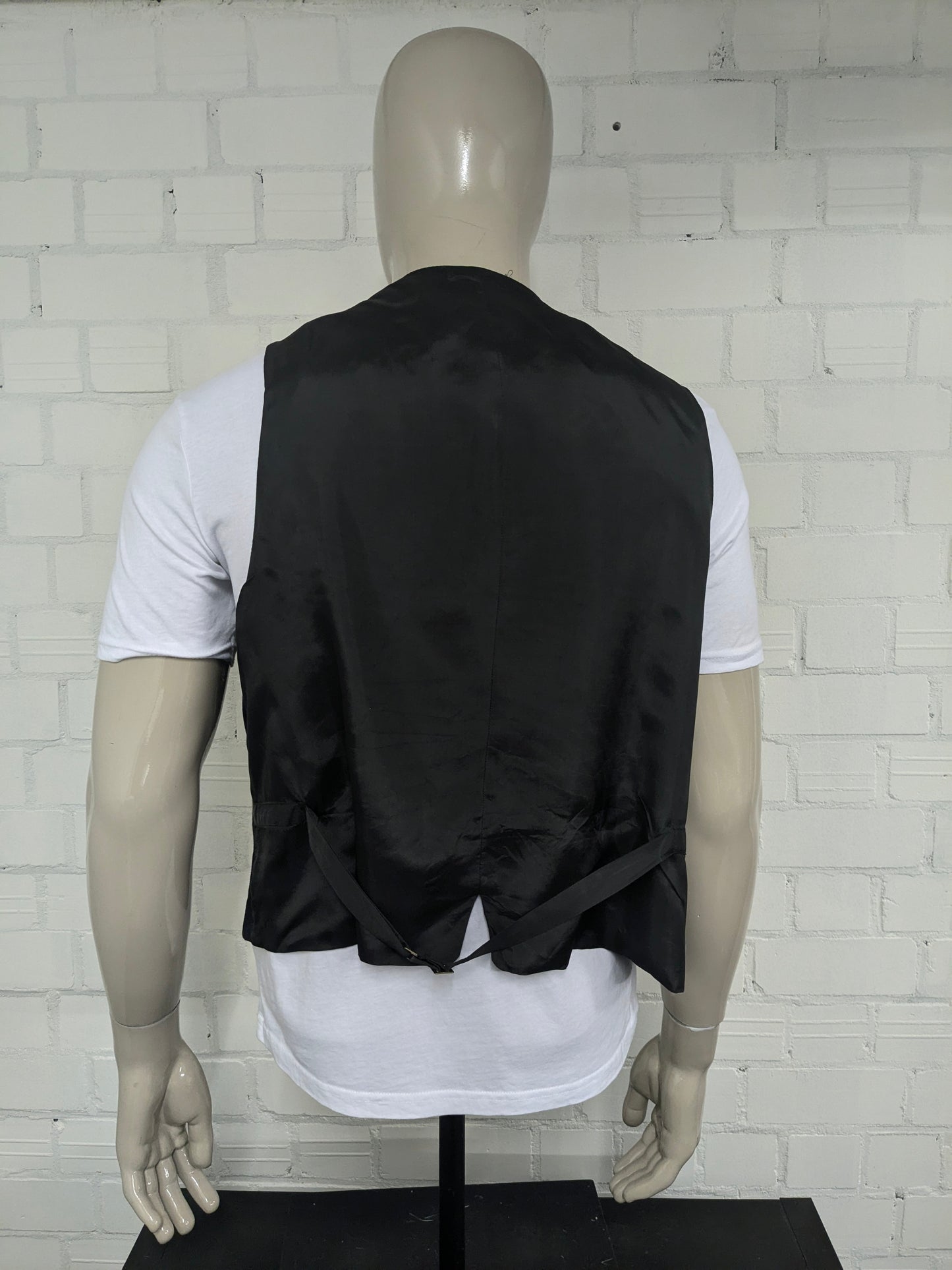 Vitage Vitorio Parutti giletcoat. Blue vert noir vérifié. Taille xl.