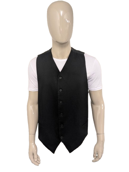 Panciotto. Colorato nero. Taglia XL.