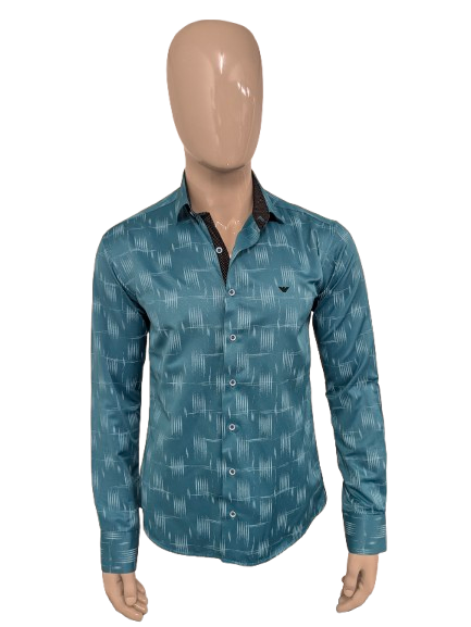 Armani Collezioni shirt. Mint green print. Size M.