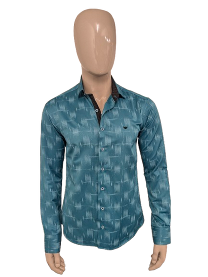 Armani Collezioni shirt. Mint green print. Size M.