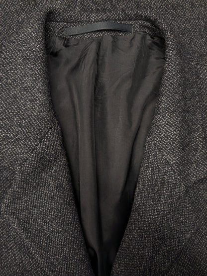 Vintage Country Club Wolljacke. Schwarzgrau gemischt. Größe 50 / M.