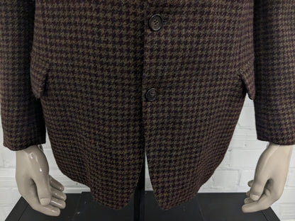 Chaqueta de lana de Greiff vintage. Motín de color verde berenjena. Tamaño 26 (52/L)