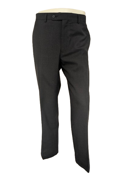 Pantalon en laine licona. Gris foncé mélangé. Taille 56 / XL.