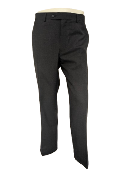 Pantalon en laine licona. Gris foncé mélangé. Taille 56 / XL.