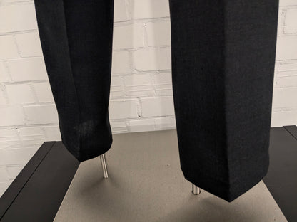 Pantalon en laine licona. Gris foncé mélangé. Taille 56 / XL.