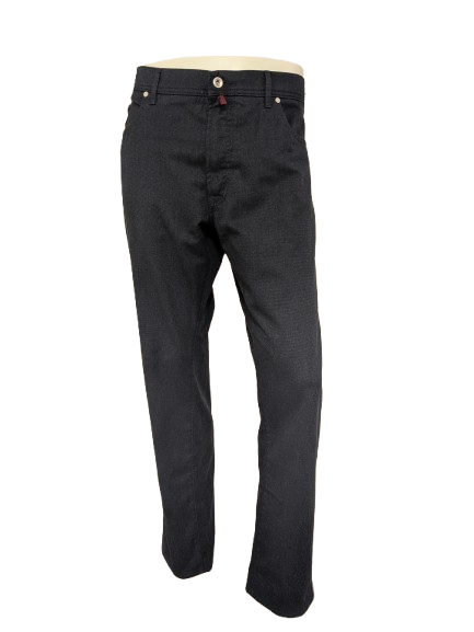 Pierre Cardin Broek. Grigio scuro miscelato. Taglia W44 - L32. Tinto Filo. Fit Lyon Type.