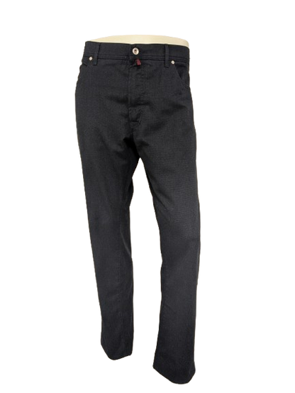 Pierre Cardin Broek. Grigio scuro miscelato. Taglia W44 - L32. Tinto Filo. Fit Lyon Type.