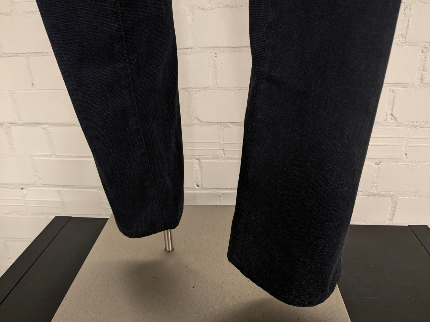 Pierre Cardin Broek. Grigio scuro miscelato. Taglia W44 - L32. Tinto Filo. Fit Lyon Type.