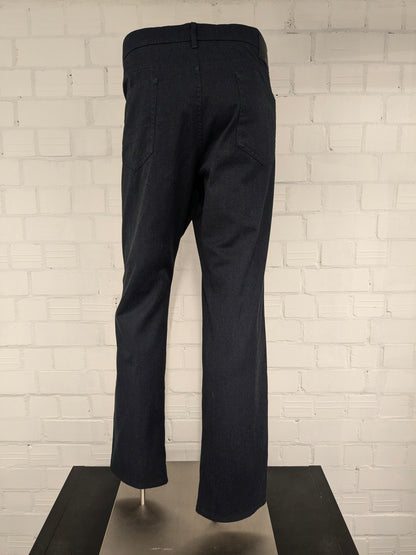 Pierre Cardin Broek. Grigio scuro miscelato. Taglia W44 - L32. Tinto Filo. Fit Lyon Type.