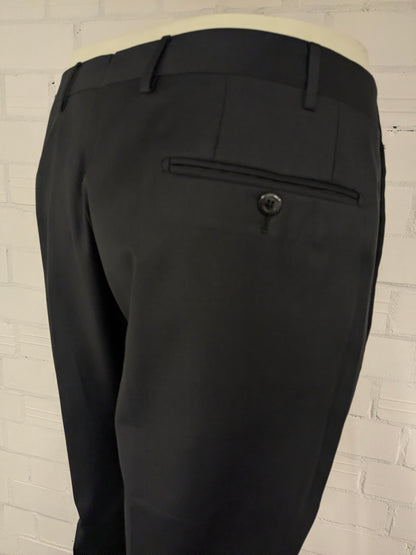 Pantaloni di lana corneliani. Colorato grigio scuro. Dimensione 26 (52/L).