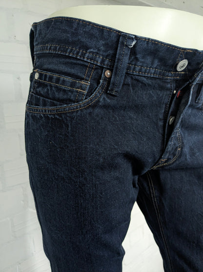 Edc Denim Jeans. Dark blue colored. Size W30 - L32. Straight. Fit.