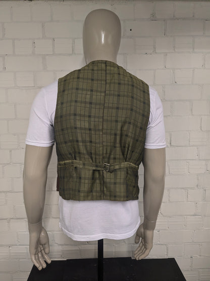 Giuta di cuoio vintage. Colorato marrone. Taglia M.