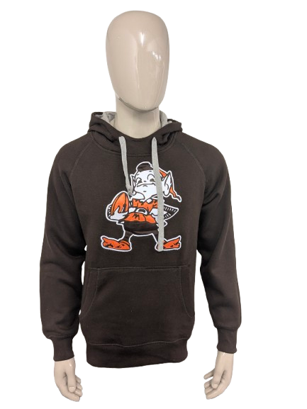 Antigua Cleveland Browns Kapuzenpullover – braun – Größe S
