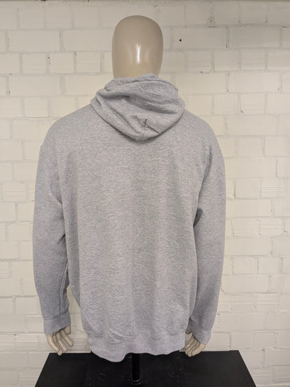 Spartans Hoodie. Gray mixed with print. Size 2XL / XXL.