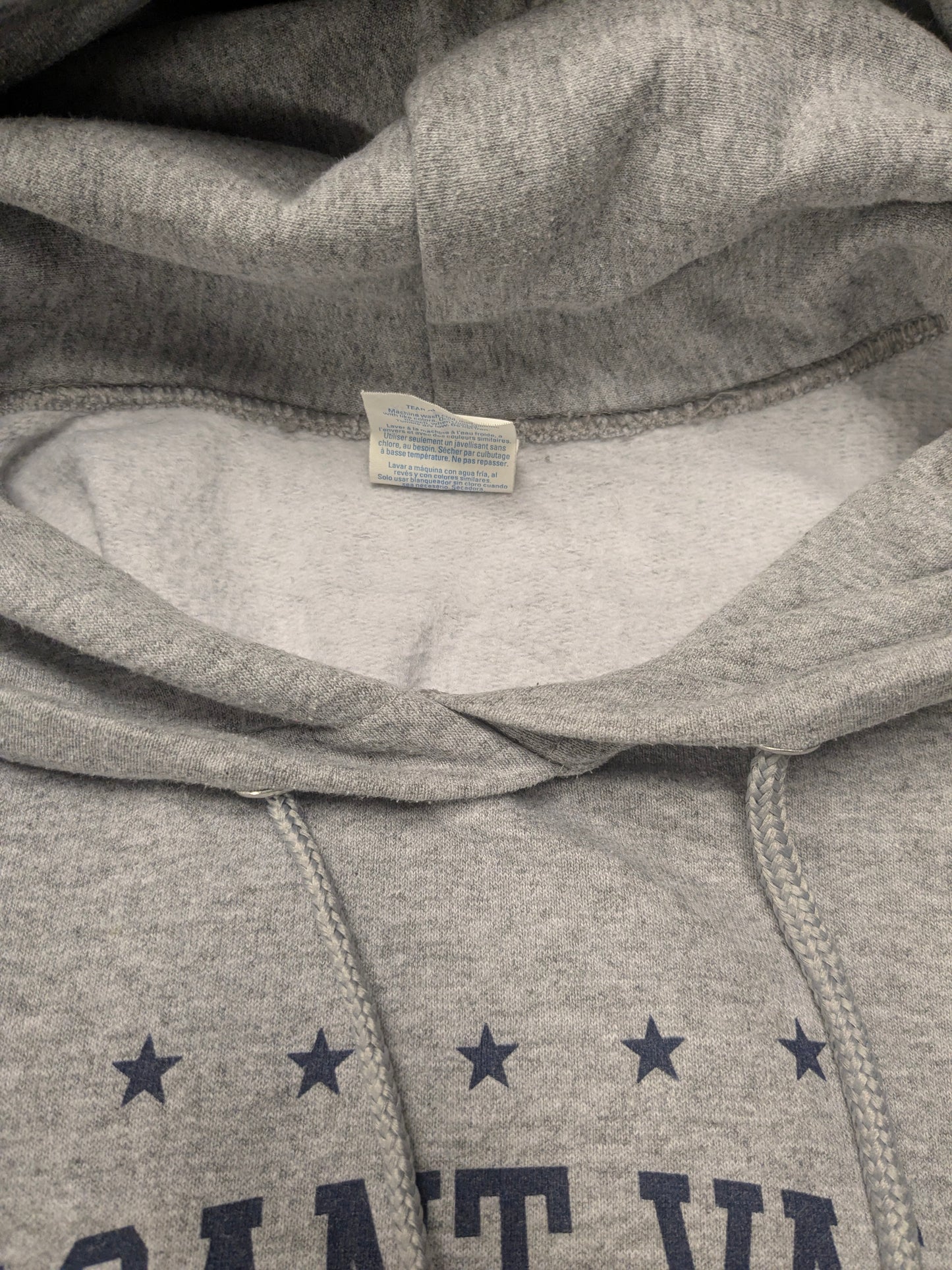 Spartans Hoodie. Gray mixed with print. Size 2XL / XXL.