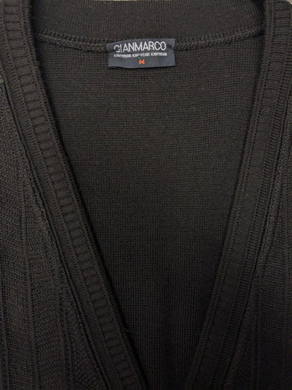 Vintage Gianmarco gilet / spencer / vest. Bruin Groen gekleurd. maat L.