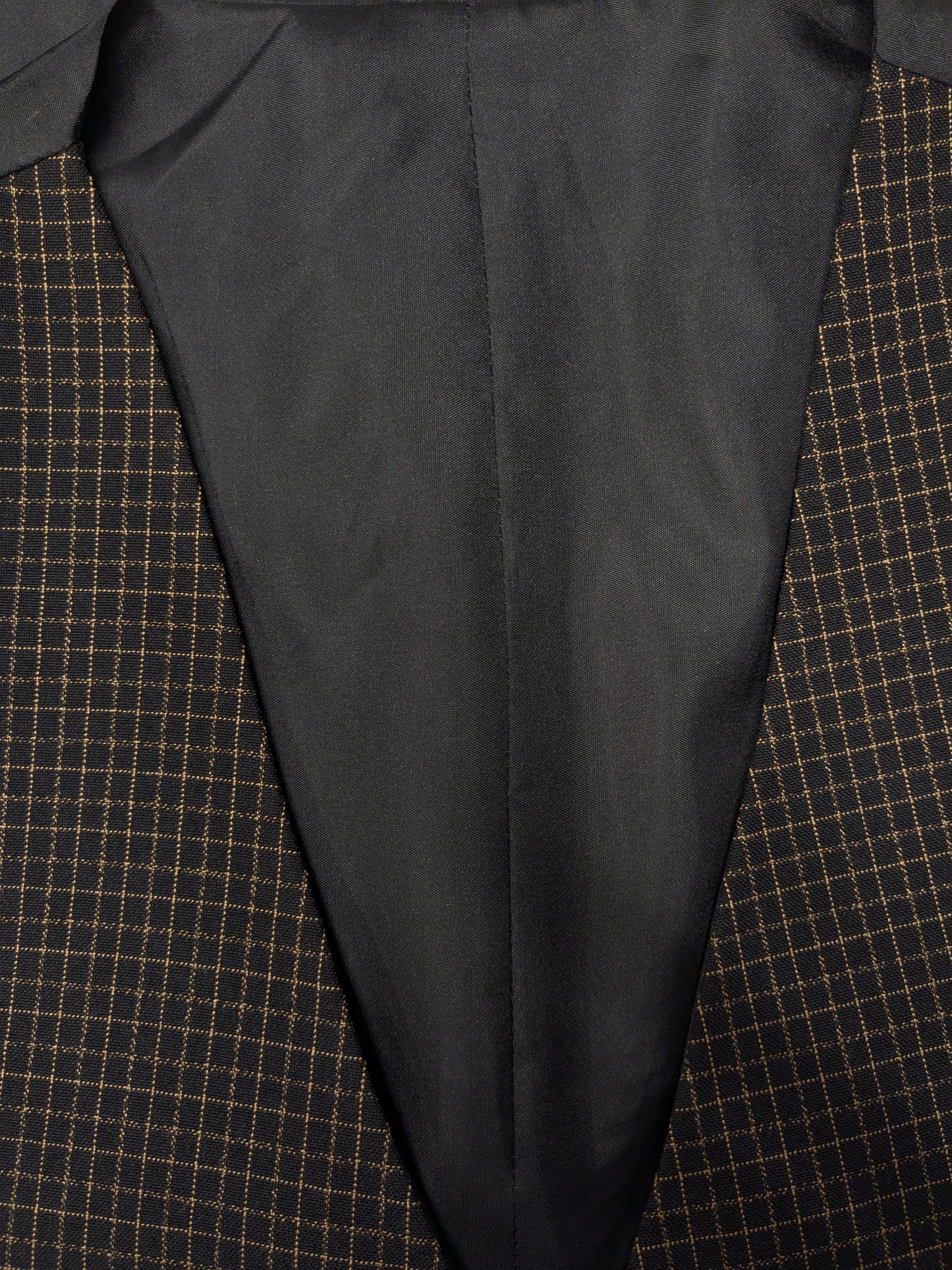 Gilet vintage. Brown Black vérifié. Taille L.