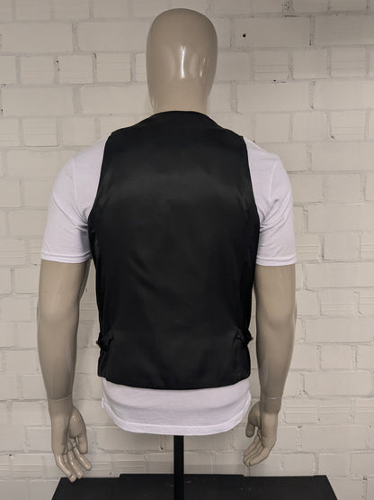 Marc Darcy Gilet. Gray red checked. Size M.