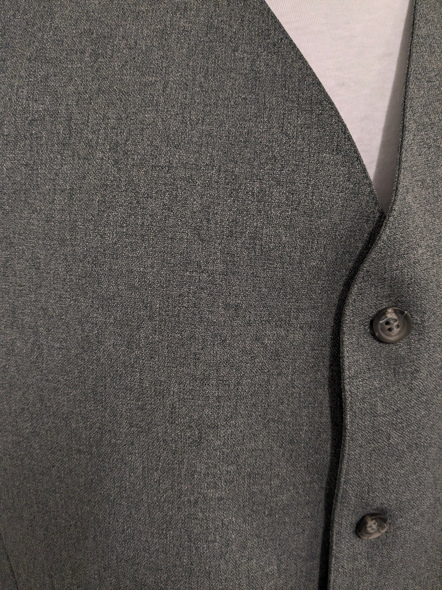 Gilet vintage. Gris clair mélangé. Taille 3xl / xxxl.