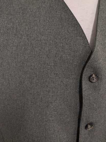 Gilet vintage. Gris clair mélangé. Taille 3xl / xxxl.