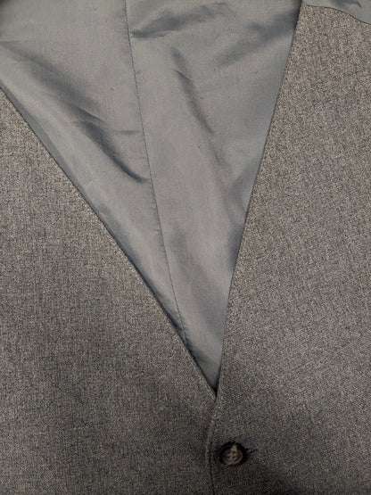 Gilet vintage. Gris clair mélangé. Taille 3xl / xxxl.
