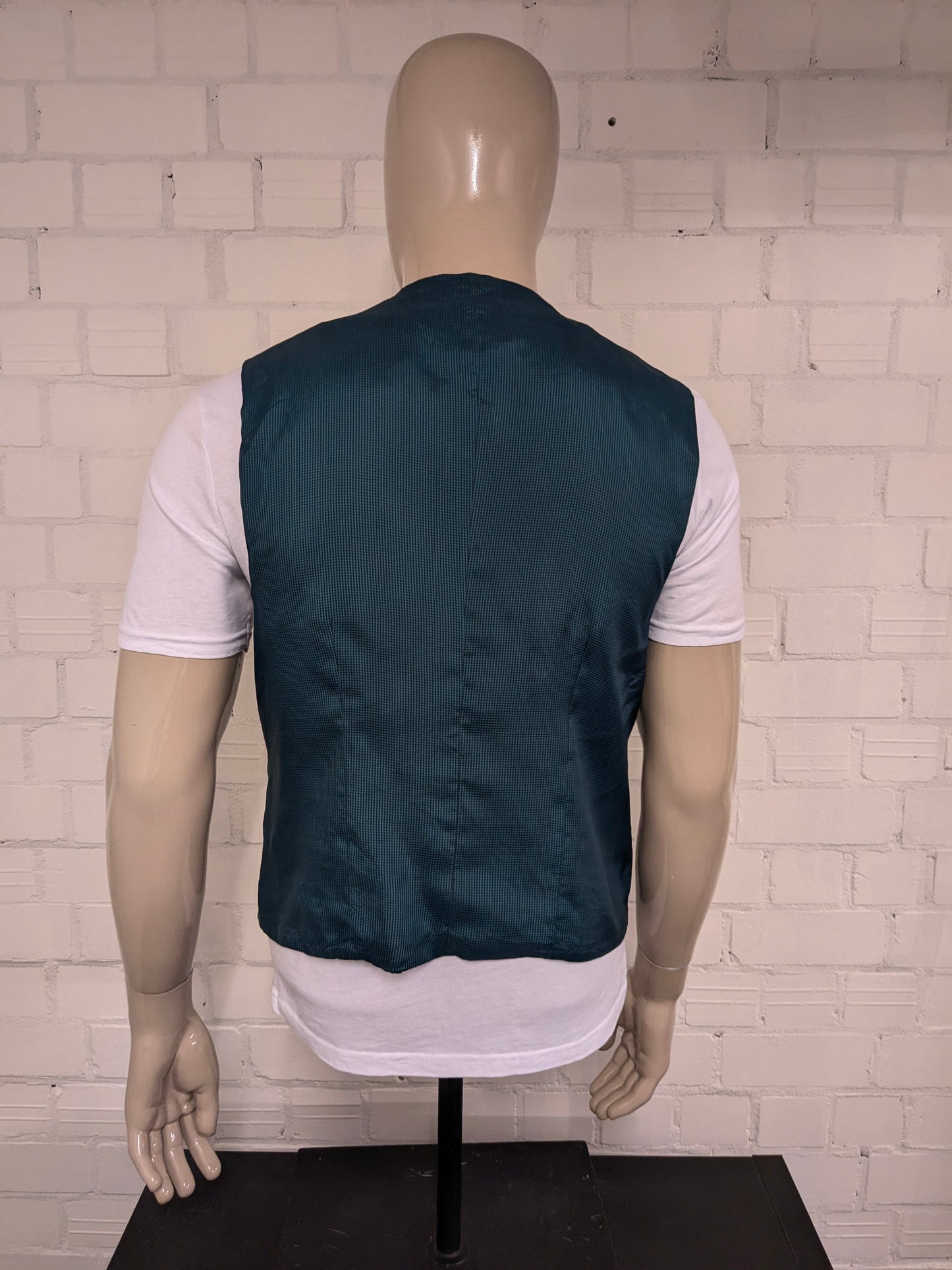 Burton gilet. Blauw gestreept. Maat M.