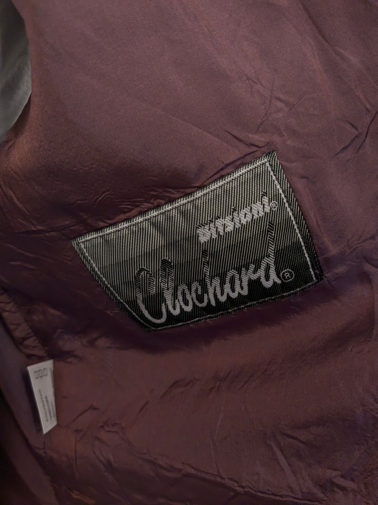 Vintage Clochard gilet. Geel Rood Groen geruit met mooie knopen. Maat M.