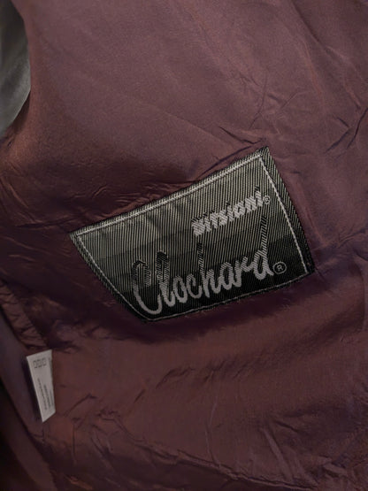 Vintage Clochard gilet. Geel Rood Groen geruit met mooie knopen. Maat M.