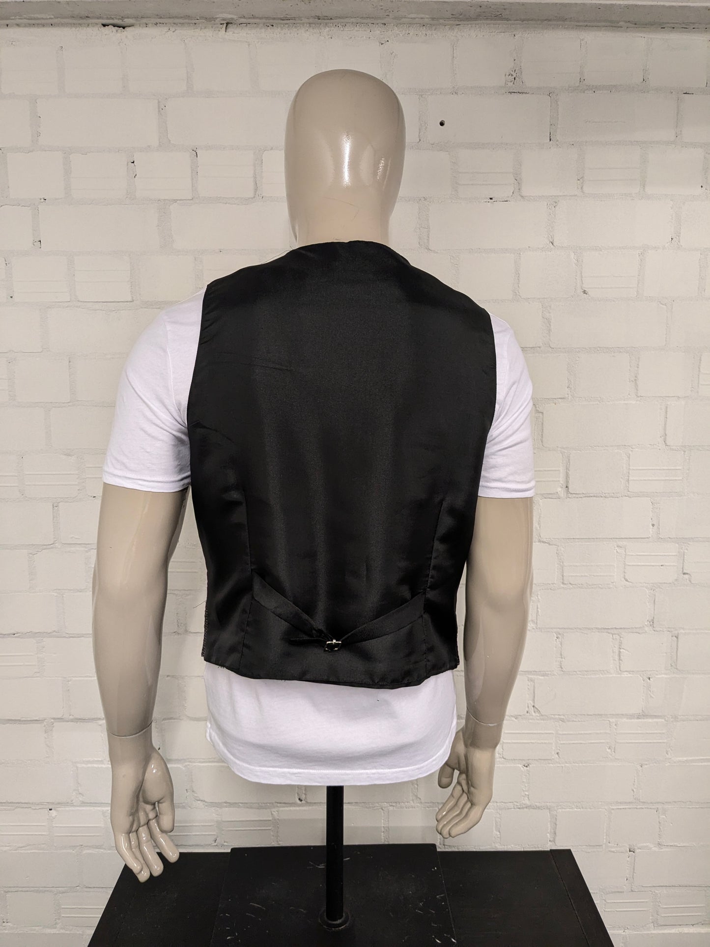 BW Moss Gilet. Motivo gris negro. Tamaño L.