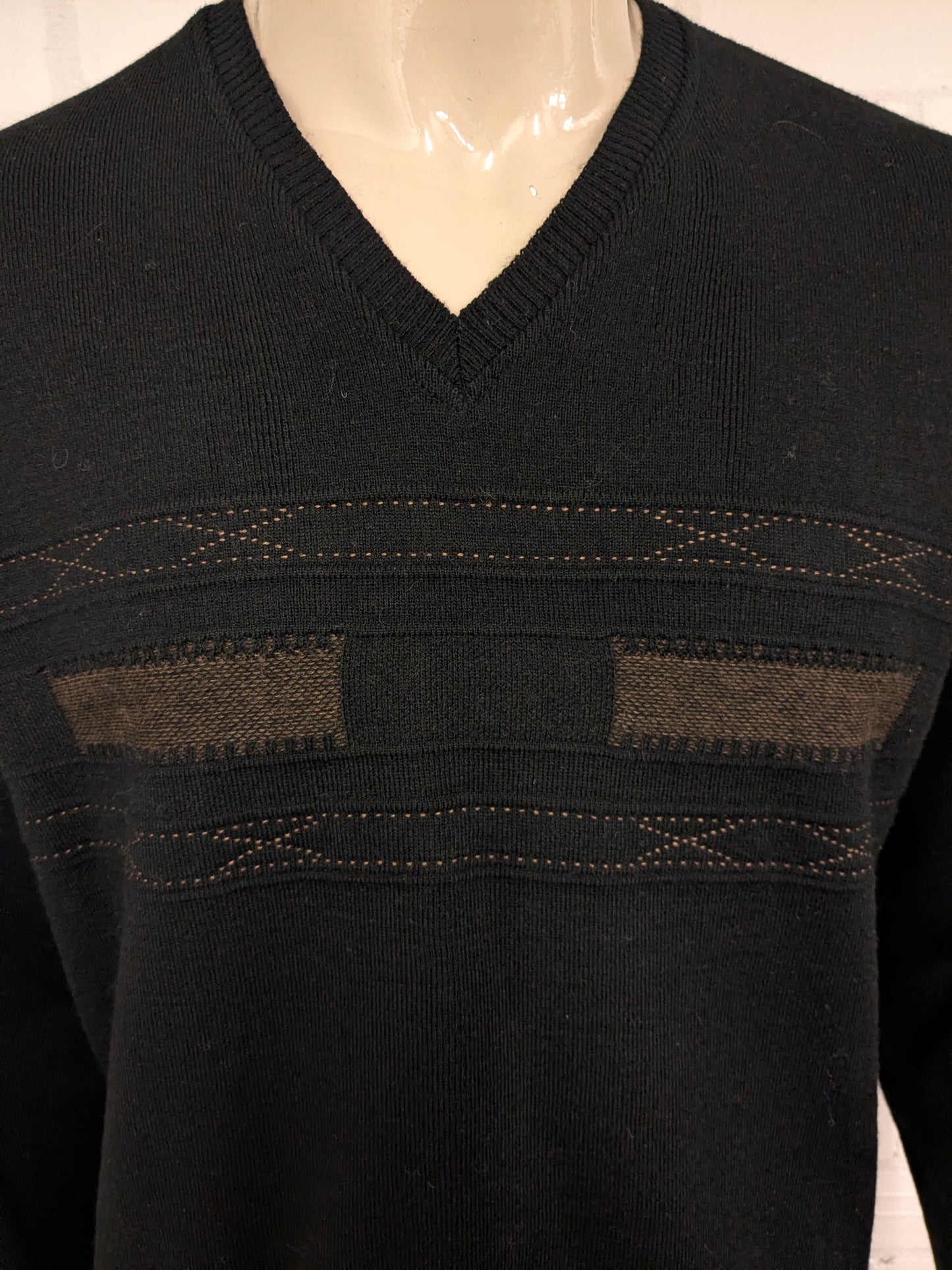 Vintage Gian Luca Trui. Black Brown Coloted. Taglia L.