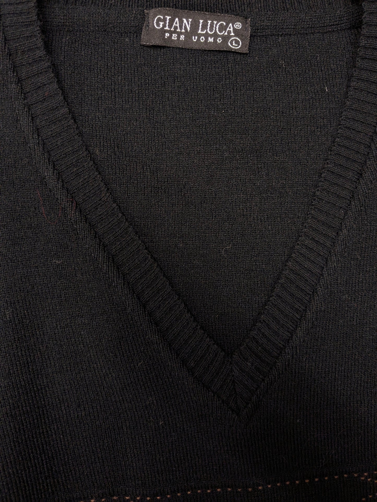 Vintage Gian Luca Trui. Black Brown Coloted. Taglia L.