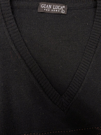 Vintage Gian Luca Trui. Black Brown Coloted. Taglia L.