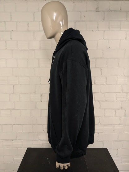 Sudadera con capucha del Trofeo Vince Lombardi. Negro con estampado. Talla 2XL / XXL.