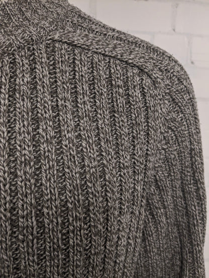 Gilet autentico. Motivo tattile misto beige. Taglia 2XL/XXL.