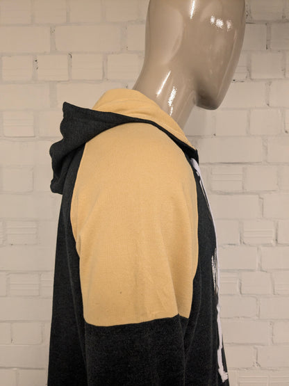 Official NHL Golden Knights Hoodie. Antraciet Geel gekleurd. Maat 2XL / XXL.