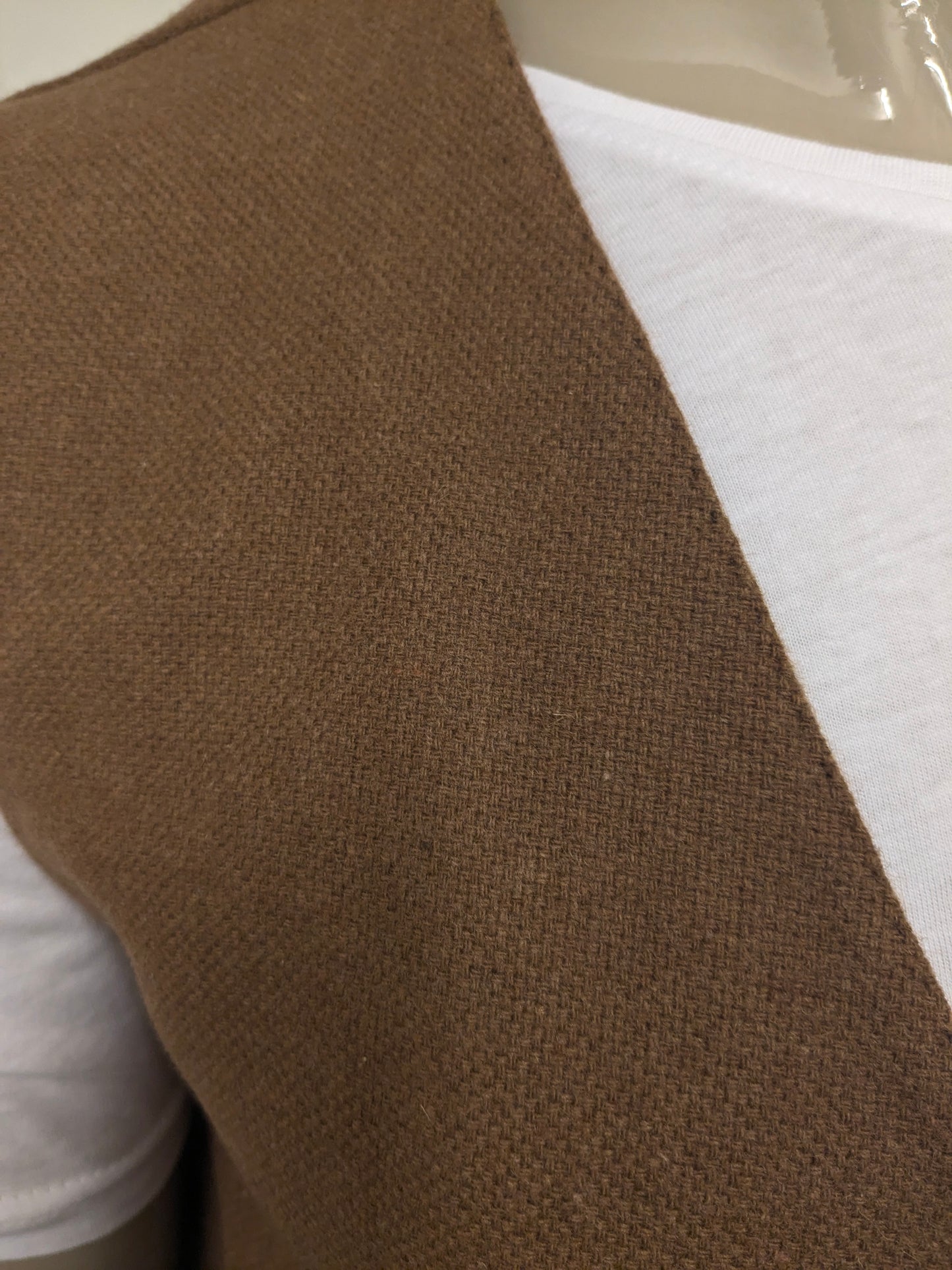 Gibson London gilet. Bruin motief. Maat M.