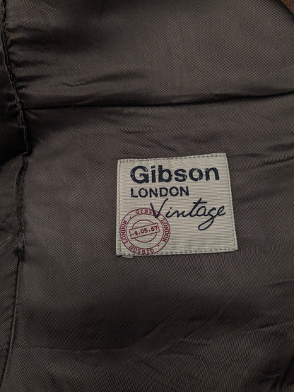 Gibson London gilet. Bruin motief. Maat M.