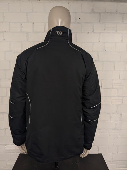 Veste d'hiver doublée Audi. Coloré noir. Taille L.