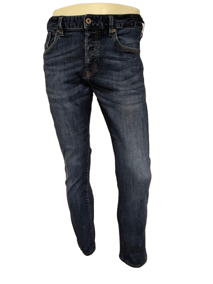 Scotch & Soda-Jeans. Blau gefärbt. Größe W33 - 30. Typ Ralson. strecken.