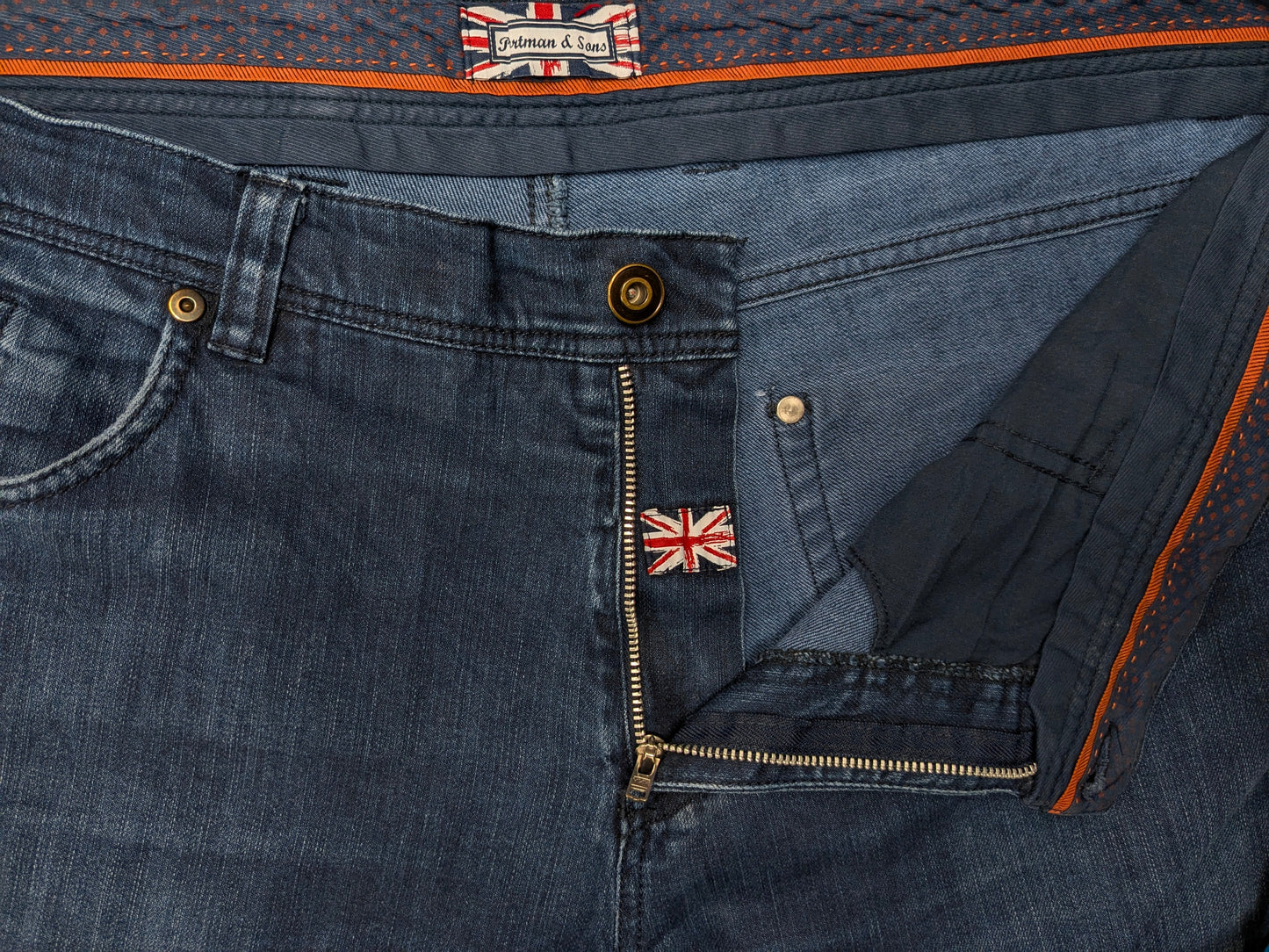 Portman & Sons jeans. Dark Blue colored. Size W36 - L36.