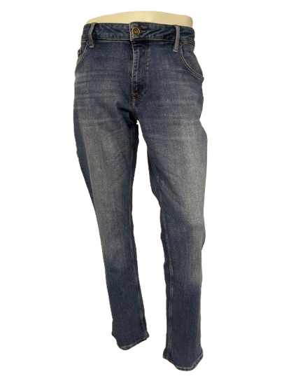 Garcia-Jeans. Blau gefärbt. Größe B38 - L34. strecken.