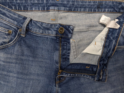 Garcia-Jeans. Blau gefärbt. Größe B38 - L34. strecken.