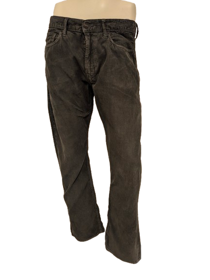 American Eagle ribbed trousers. Colored gray. Size W33 - L32. Type Original straight.