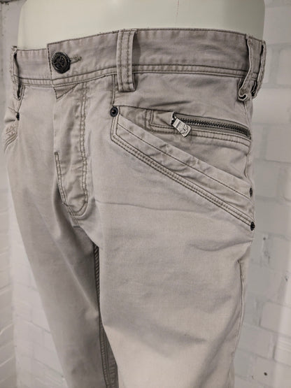 Pantaloni PME Legend Bare Metal. Colore beige. Taglia W33 - L32.